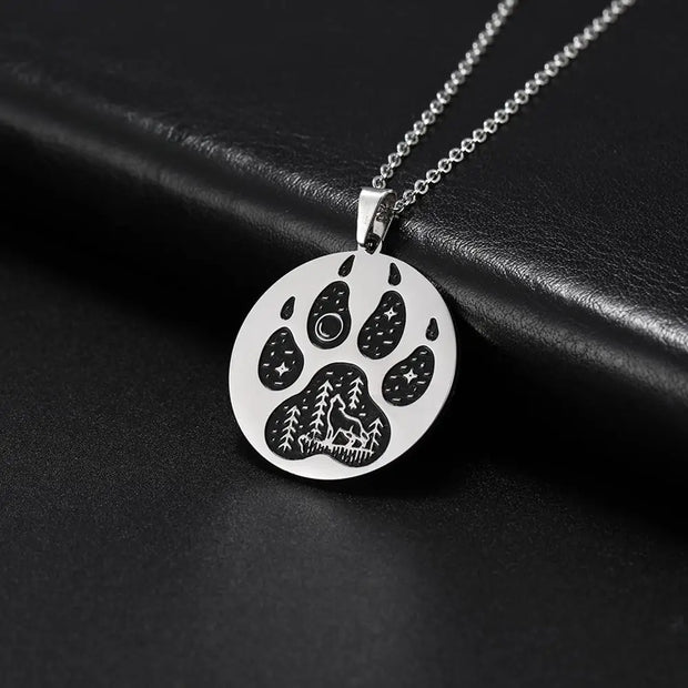 Paw Claw Pendant Necklace