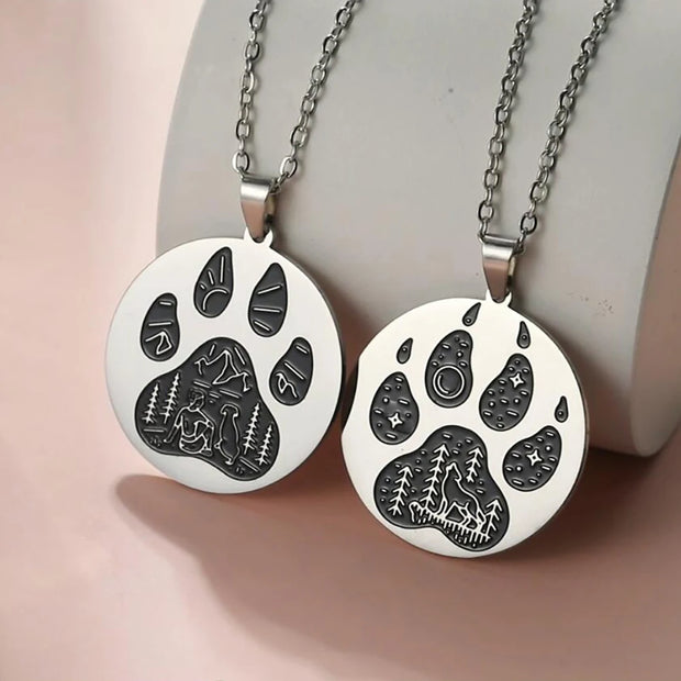 Paw Claw Pendant Necklace