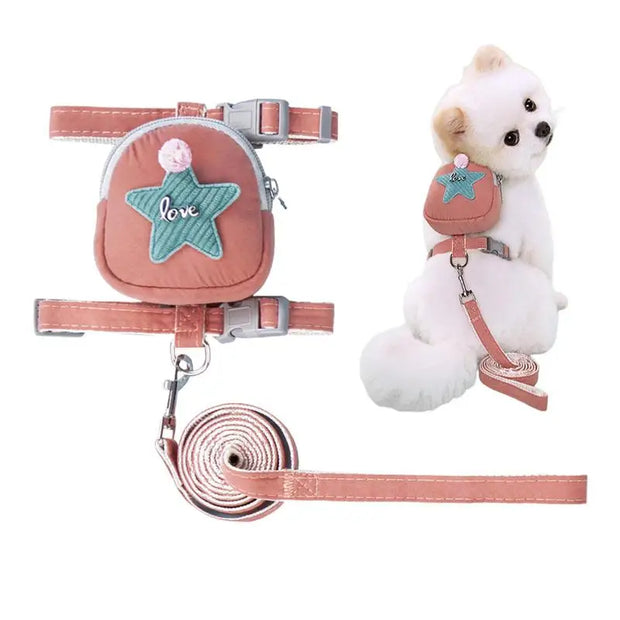 Small Dog Backpack -  Five-Pointed Star