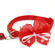 Bow Tie Neck Collar with Bell for Small Dogs