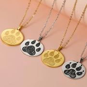 Paw Claw Pendant Necklace